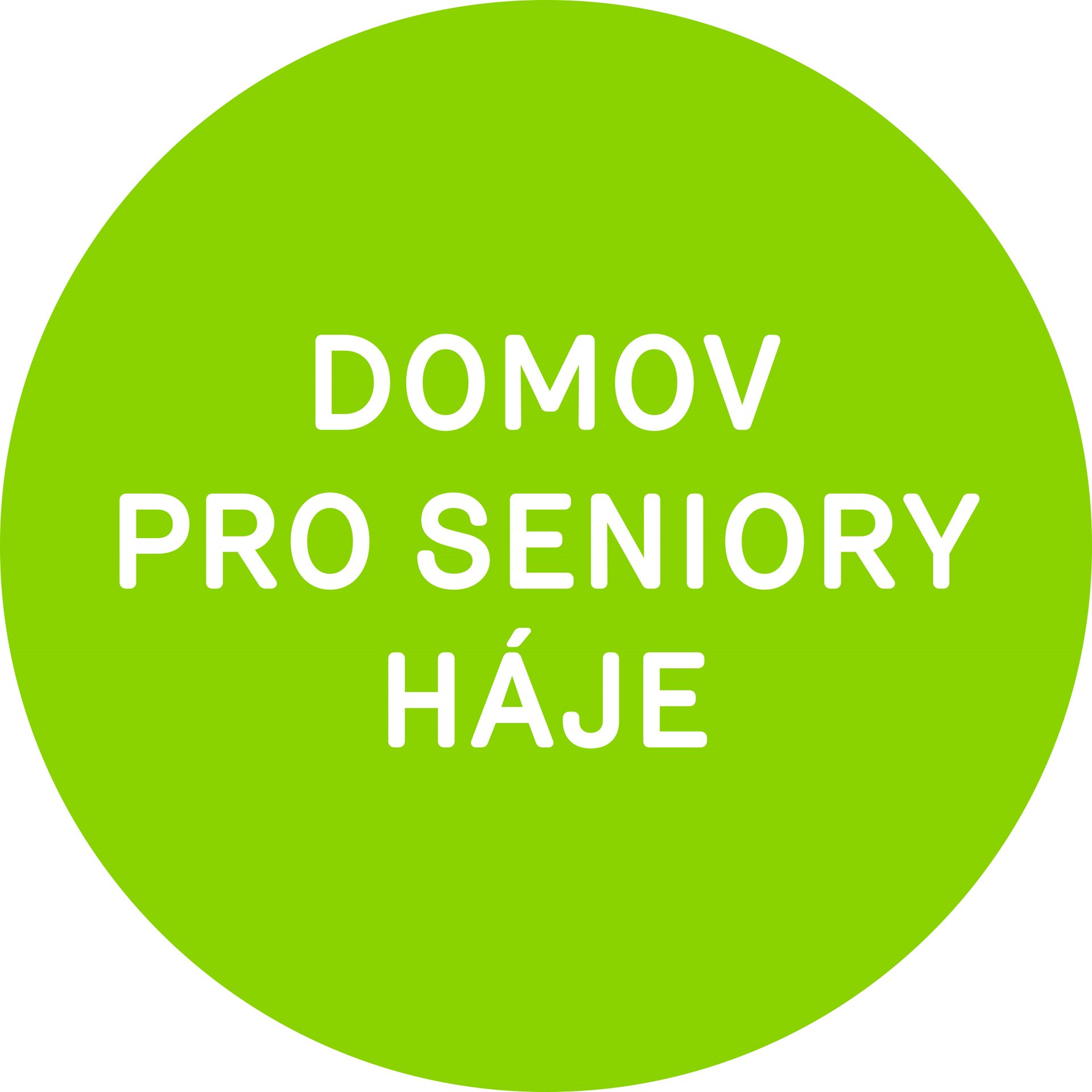 On-line žádosti Domova pro seniory Háje 